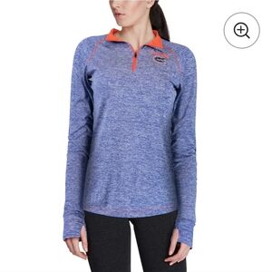 Florida Gators Colosseum Women's Bikram Lightweight Fitted Quarter Zip-Large